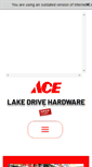 Mobile Screenshot of lakedrivehardware.com